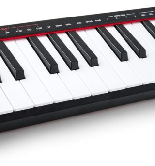 Akai Professional LPK25 - USB MIDI Keyboard Controller with 25 Responsive Synth Keys for Mac and PC, Arpeggiator and Music Production Software,black